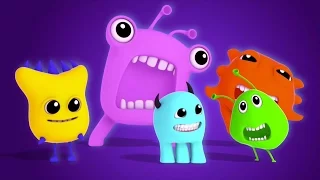 Монстр палец Семья | потешки для детей | Nursery Song | Monster Finger Family | Rhymes For Kids