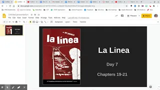 La Linea, Day 7 (Chapters 19-21)