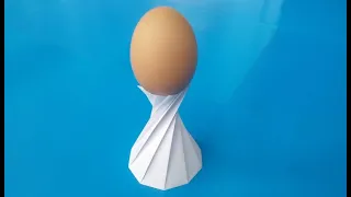 Подставка для яйца оригами, Origami Egg Stand