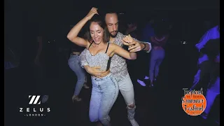 Sergio y Desiree bachata social dance at Tropical Summer Festival 2019