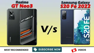 Realme GT Neo3 vs samsung Galaxy S20 Fe 2022 #Realme #samsung #samsungGalaxy