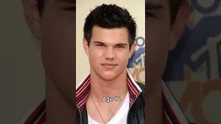 Taylor Lautner’s Age from 31 years old to age 1! 🔥 #taylorlautner #shorts #twilight #nostalgia #age