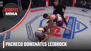 Larissa Pacheco knocks out Amber Leibrock in under a minute | ESPN MMA