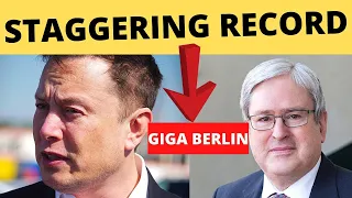 BREAKING!! Tesla Giga Berlin Has a Staggering Record of Weekly Production