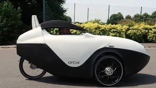 THE FIRST ORCA 3.0 VELOMOBILE AND ARMADILLO CARGO BIKE IN LONDON.