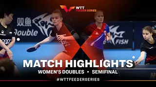 Ni Xia Lian/Sarah De Nutte vs Camille Lutz/Barbora Balazova | WD-SF | WTT Feeder Stockholm 2023