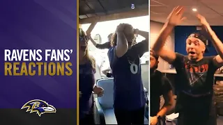 Best Fan Reactions to Justin Tucker's Record 66-Yard Winner | Baltimore Ravens