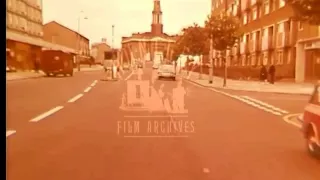 Albany Street in Camden, London in 1968.  Archive film 93497