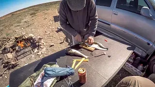 Pesca y cocina de Robalo Patagonico en Puerto Lobos. En Busca Del Robalo