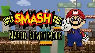 super smash bros remix 1.5.0 mario classic mode remix