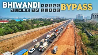 Bhiwandi Bypass Road Widening Project | NH160 Mumbai-Nashik Highway Latest Progress