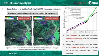 ID 178  Detecting and Monitoring of Slow-moving Post-earthquake Landslide by InSAR Technology