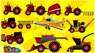 Learning Farm Vehicles | Fun and Educational Learning for Children | Little Kids TV