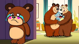 Bear's Life Story: Please Don't Leave Me Alone! Abandoned Baby Bear! | Bear Funny Animation