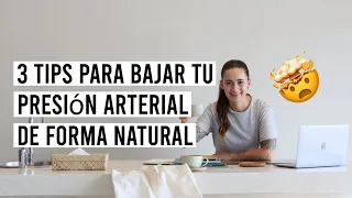 🤯3 TIPS PARA CONTROLAR TU HIPERTENSIÓN | BAJA TU PRESIÓN ARTERIAL DE FORMA NATURAL | Manu Echeverri