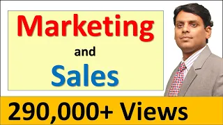 Difference between Marketing and Sales by Prof. Vijay Prakash Anand