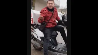 Teşkilatın numarasını isteyen moto kuryeye denk gelmek!