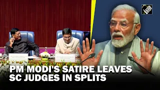 ‘Bas koi petition lekar na aa jaye…’ PM Modi’s satire leaves Supreme Court judges in splits