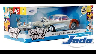 Jada Toys Hollywood Rides: Looney Tunes Bugs Bunny & 1957 Chevy Corvette 1/24 Scale
