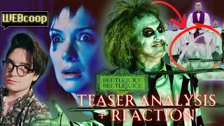 'BEETLEJUICE BEETLEJUICE' DETAILED FIRST TEASER ANALYSIS + REACTION 🪲 - WEBcoop