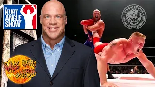 Kurt Angle on working with Brock Lesnar in NJPW