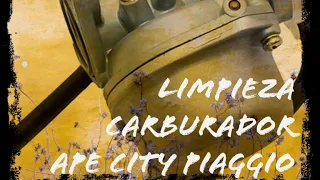 Como hacer mantenimiento Carburador ape city "PARTES Y LIMPIEZA"