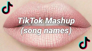 Tik Tok Mashup September 2021 (song names)