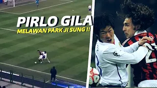 "Sampai Frustasi" Inilah Hari Dimana Park Ji Sung Membuat Pirlo Menderita