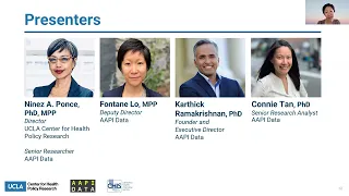 UCLA CHPR/AAPI Data Webinar: Piecing the Puzzle of AANHPI Health