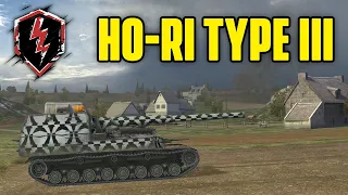 HO-RI TYPE III -  Huge damage in a short time - World of Tanks Blitz