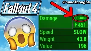 Fallout 4: What is the Highest or Most Damage Possible? (34,860 DAMAGE LEGIT!!!) #PumaThoughts