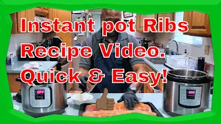 Instant Pot Ribs Recipe Video Quick & Easy