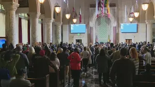 Protesters disrupt LA City Council meeting amid scandal