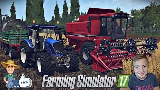 Żniwa soi w Farming Simulator 17 - Sosnówka [#8] ☆ Zarabiamy na nowy sprzęt do buraków ㋡ Bronczek