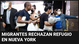 Habilitan otro refugio para migrantes en Nueva York: quienes lo rechacen no recibirán más ayuda