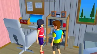 ละครสั้น เรื่อง เมื่อน้องจอมแสบหนีออกจากบ้าน#SAKURA school simulator