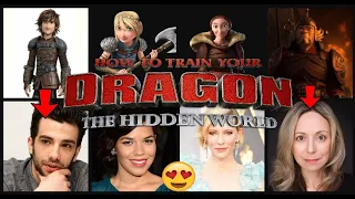 All the Voices 🎙️ of How to Train Your Dragon 3 : The Hidden World (2019)