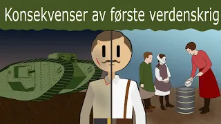 Konsekvenser av første verdenskrig