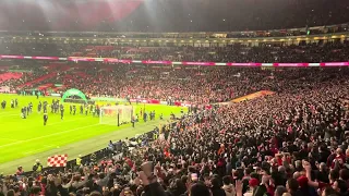 Carabao cup final 2024 - Liverpool fc fans - one kiss is all it takes