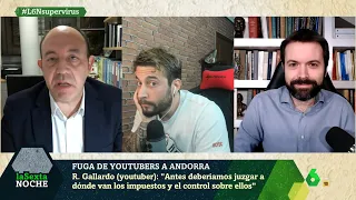 Debate en La Sexta Noche sobre los youtubers y Andorra