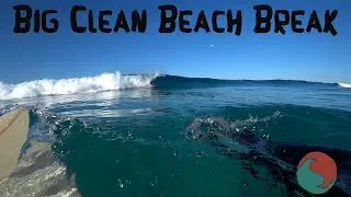 Big Clean Beach Break | Surf | SuperBrand MadCat | POV