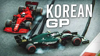 RACING F1 2021 CARS AT THE KOREAN GRAND PRIX