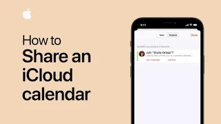 How to share an iCloud calendar on iPhone, iPad, and iPod touch | Apple Support