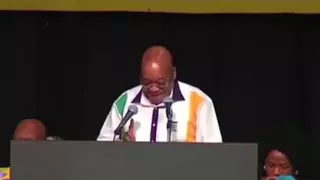 The south african President Can’t Pronounce “beginning”