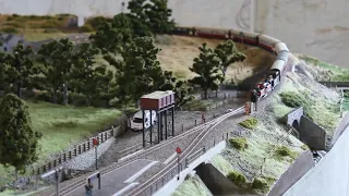 Model railway on display at 21st anniversary of Welsh Highland Railway's reopening