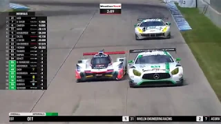 IMSA WeatherTech SportsCar Championship 2018. Detroit Grand Prix. Final Laps