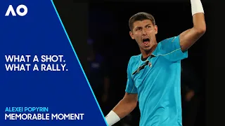 Popyrin Stuns Djokovic with Incredible Lob! | Australian Open 2024