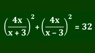 Russia | Math Olympiad Algebra Power Question | Square Simplification | Find the Value of "x" ?