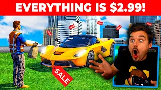 GTA 5 but EVERYTHING costs $2.99! (OMG!)