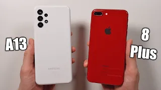 Samsung A13 vs iPhone 8 Plus 🔥 Speed Test